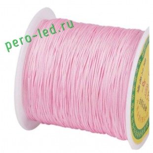 Розовый цвет. Капроновая нить для рукоделия и плетения 100м/кат