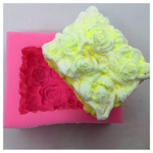 3D Силиконовая форма для мыла. Розы. 100 гр. № 8