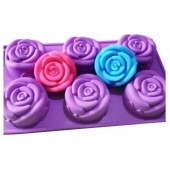 3D Силиконовая форма для мыла. Розы. 100 гр. № 47