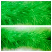 Зеленый цвет. Боа тесьма из пуха марабу 6-8 см