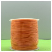 Оранжевый цвет. Нейлоновый шнур/нить из полеэстера 0.8 мм. Для бисера, макраме, плетения. 100м/кат
