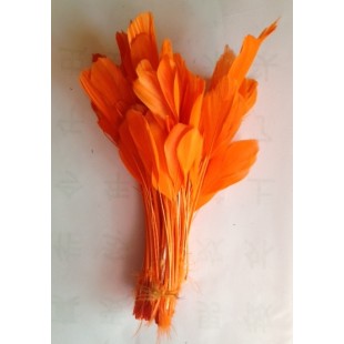 20 шт. Оранжевый цвет. Кисточка цветная 12-17 см